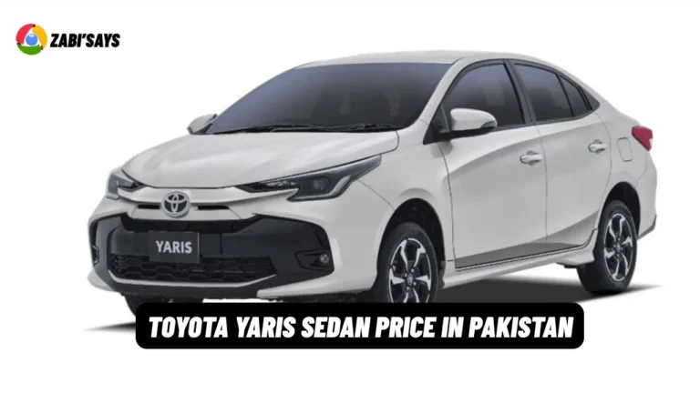 Toyota Yaris Sedan Price in Pakistan
